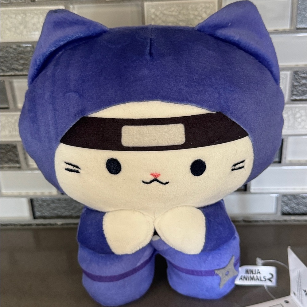 Ninja Animals 2 Plush - Cat in Ninja Costume / Kawaii / Limited Edition / NEW